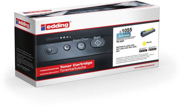 Edding Toner  Kompatibel  Gelb 3500 Seiten EDD-1055 Brother TN-326Y 18-1055