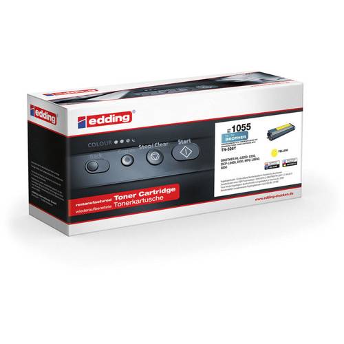 Edding Toner Kompatibel Gelb 3500 Seiten EDD-1055 Brother TN-326Y 18-1055
