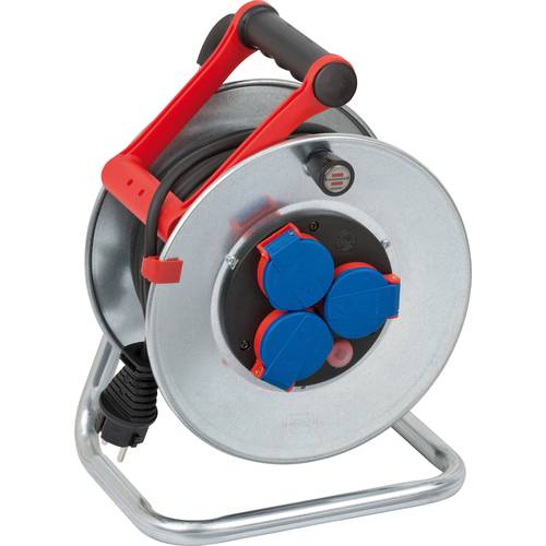 Brennenstuhl 1198580 Kabeltrommel 25.00 m Schwarz Schutzkontakt-Stecker