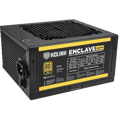 Kolink Enclave PC Netzteil  600 W ATX 80PLUS® Gold