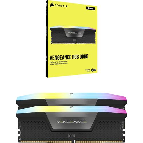 Thumbnail - Corsair Vengeance RGB PC-Arbeitsspeicher Kit Retail DDR5 32 GB 2 x 16 GB 6000 MHz 288pin DIMM CL36 CMH32GX5M2E6000C36