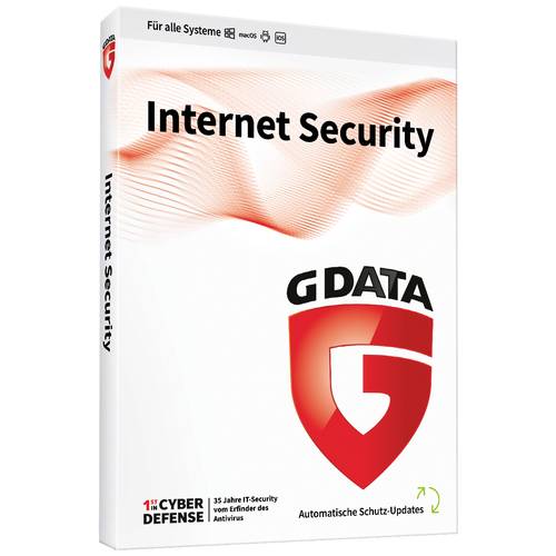 G-Data Internet Security Vollversion, 1 Lizenz Windows, Mac, Android, iOS Antivirus, Sicherheits-Software
