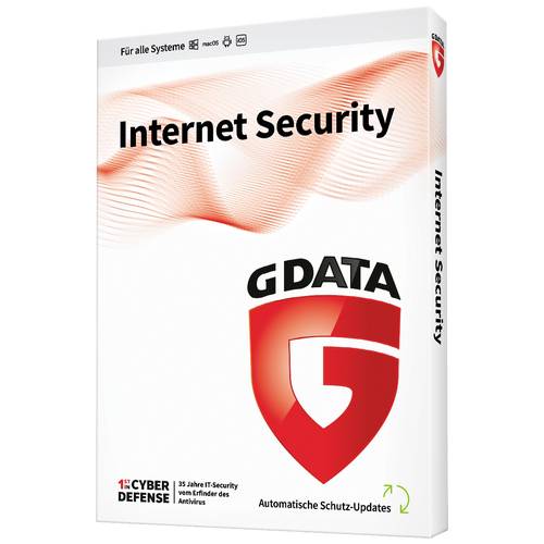 G-Data Internet Security Vollversion, 3 Lizenzen Windows, Mac, Android, iOS Antivirus, Sicherheits-Software
