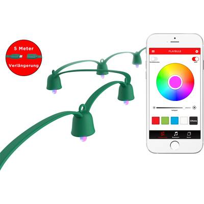 Mipow BTL506-GN Weihnachtsbaum-Beleuchtung  Innen/Außen    LED RGB  per App steuerbar, dimmbar