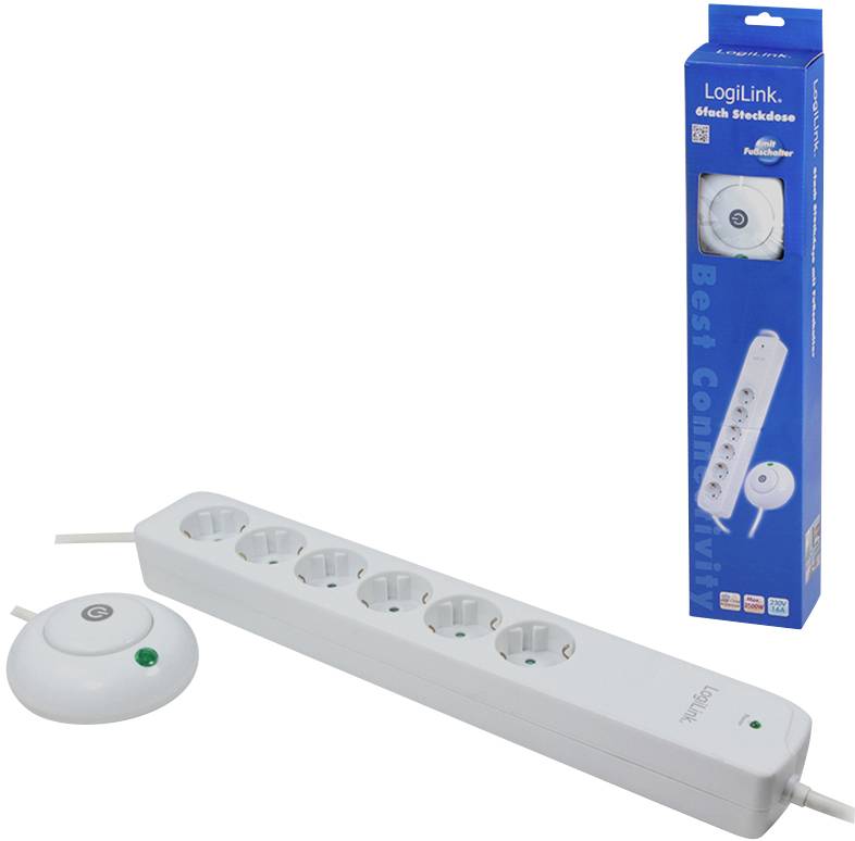 LogiLink - Steckdosenleiste - Wechselstrom 250 V-5