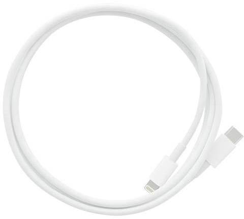 Apple USB-Kabel B-Ware (beschädigte / fehlende Verpackung) USB 2.0 USB-C® Stecker, Apple Lightning Stecker 2.00 m Weiß M-1