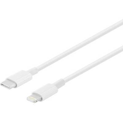 Apple USB-Kabel B-Ware (beschädigte / fehlende Verpackung) USB 2.0 USB-C® Stecker, Apple Lightning Stecker 2.00 m Weiß M-2
