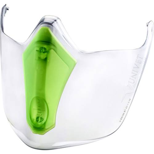 Univet 6X3 6X3-F01 Schutzvisier Grün, Transparent