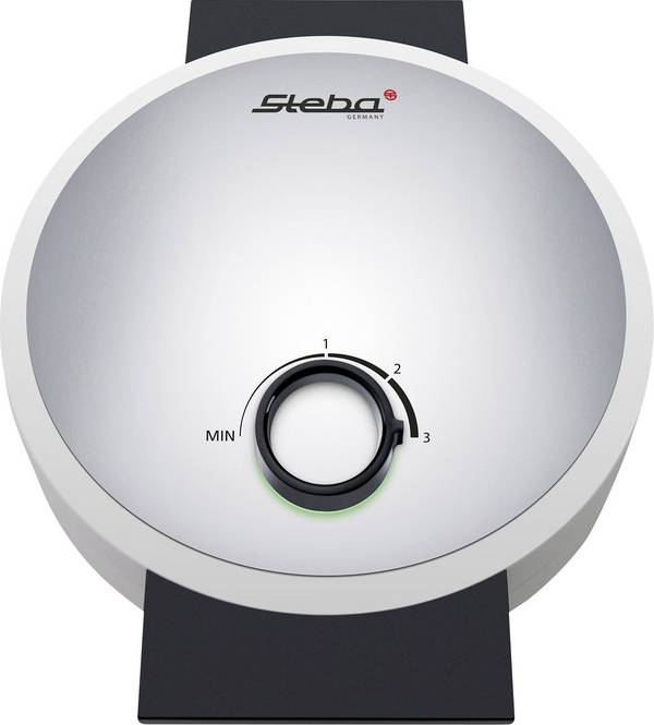 Steba WE 16 - Waffeleisen - 1 kW - Silber/Weiß