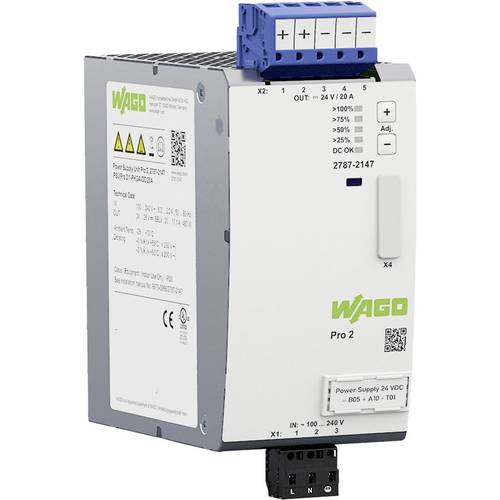 WAGO Pro 2 Hutschienen-Netzteil (DIN-Rail) 20 A 480 W Inhalt 1 St.