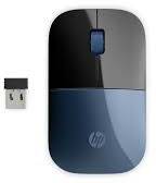 HP Z3700 Maus Funk Optisch Blau 3 Tasten 1200 dpi Integriertes Scrollrad-0