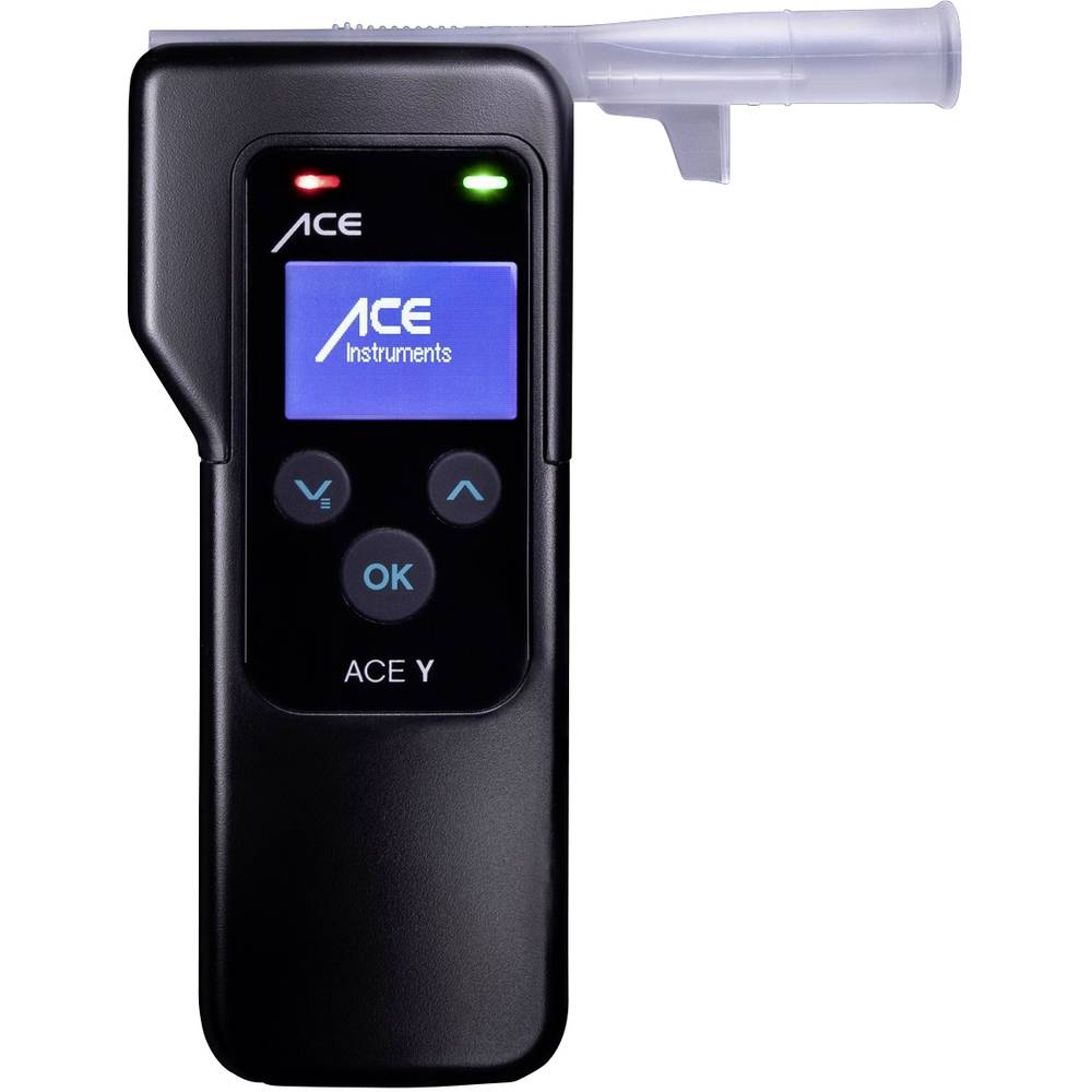 ACE Y Alcoholtester Zwart 0 tot 5 â° Incl. display