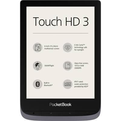 PocketBook Touch HD3 + Cover eBook-Reader 15.2 cm (6 Zoll) Schwarz, Grau