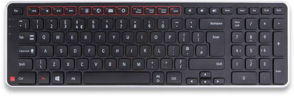 Contour Design Balance Funk Tastatur Deutsch, QWERTZ Schwarz Ergonomisch