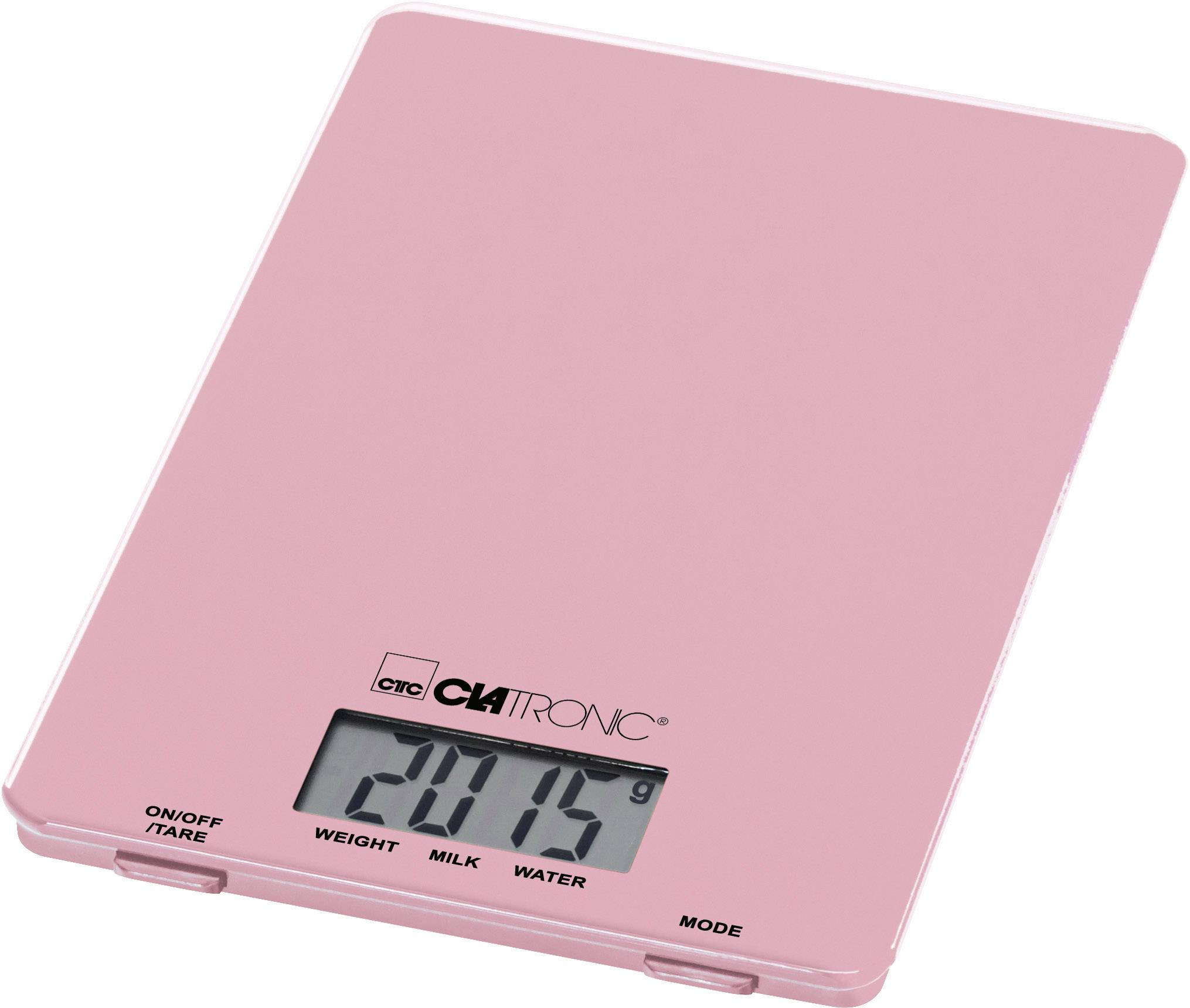 CLATRONIC KW 3626 LCD Küchenwaage digital Wägebereich (max.)=5 kg Pink