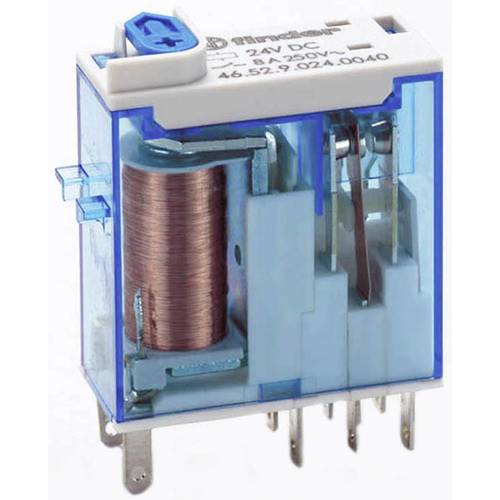 Finder 46.52.9.012.0074 Steckrelais 12 V/DC 8 A 2 Wechsler 10 St. Tray