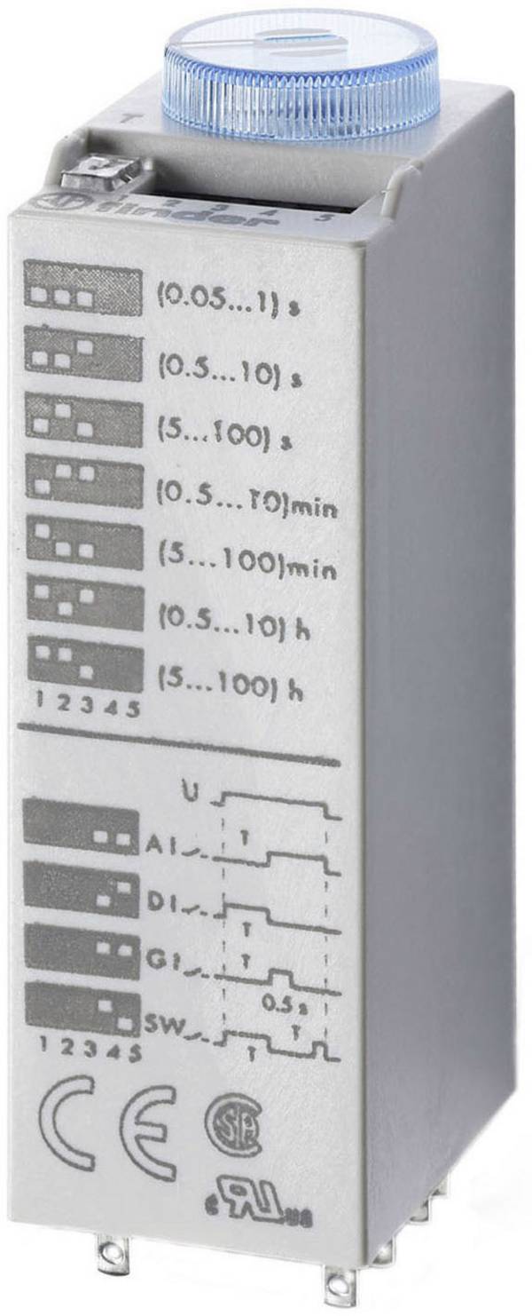 Finder 85.02.8.240.0000 85.02.8.240.0000 Zeitrelais Multifunktional 230 V/AC 1 St. Zeitbereich: 0.05 s - 100 h 2 Wechsler