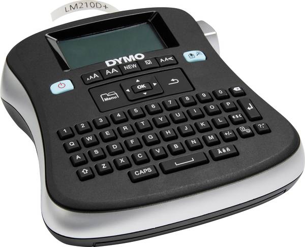 DYMO LabelMANAGER 210D - Beschriftungsgerät - s/w - Thermotransfer - Rolle (1,2 cm)