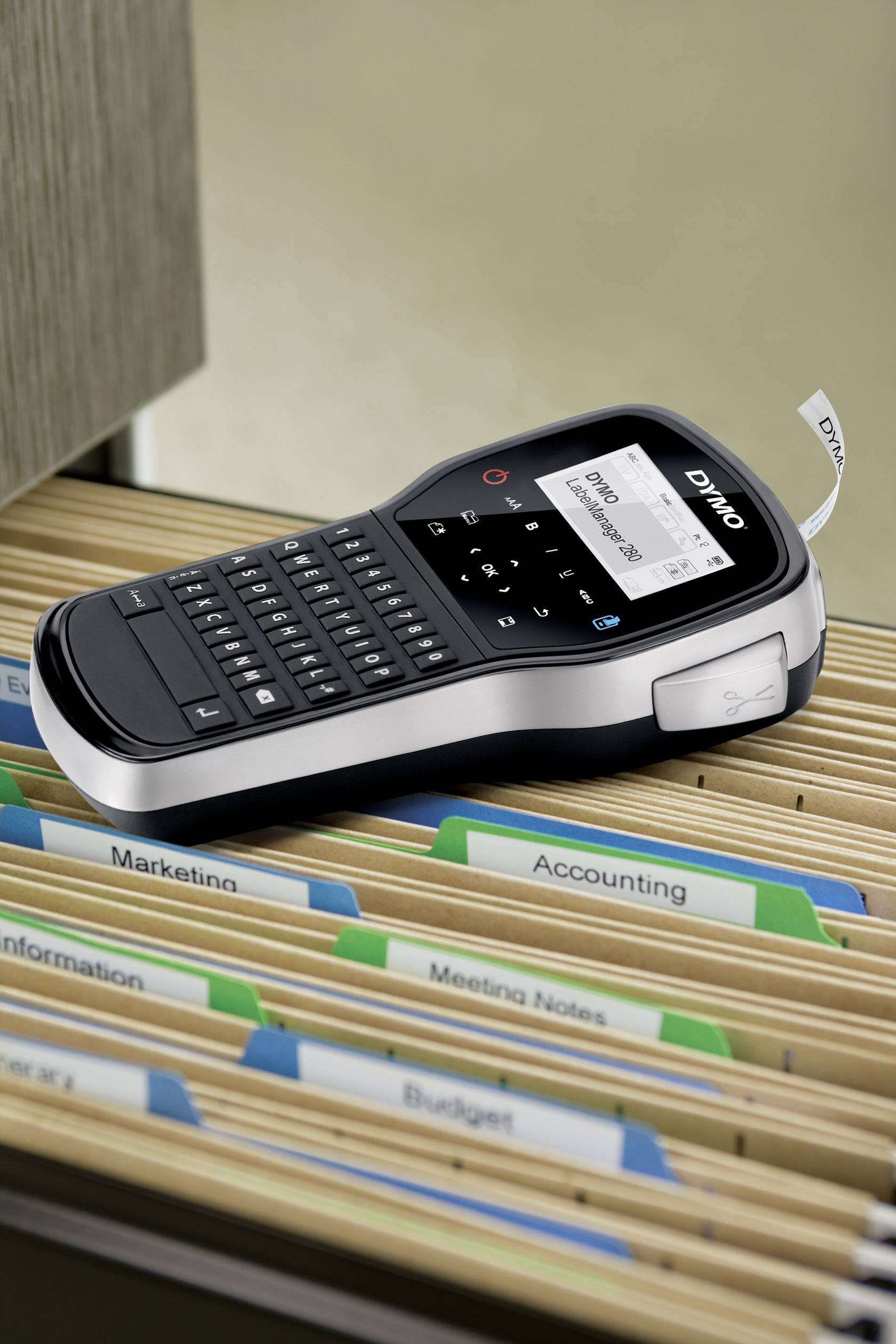 DYMO LabelManager 280 6/9/12 mm D1-Bänder QWY SE+NL/TK Multimedia-Technik Etikettendrucker-8