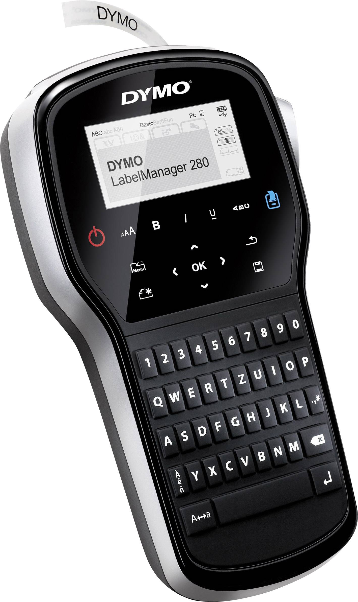 DYMO LabelManager 280 6/9/12 mm D1-Bänder QWY SE+NL/TK Multimedia-Technik Etikettendrucker-3