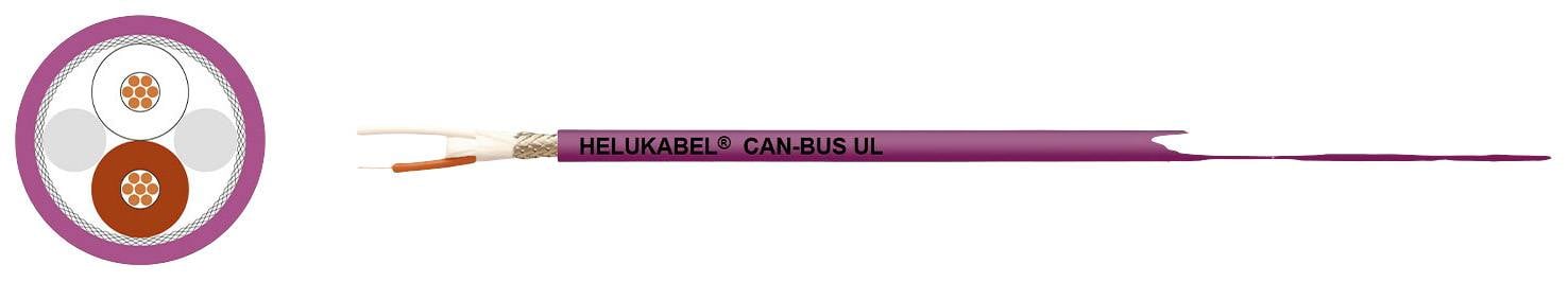 HELUKABEL 802339 Busleitung 2 x 2 x 0.34 mm² Violett 100 m