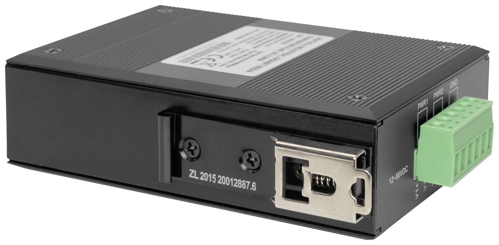 Industrieller Gigabit Medien Konverter RJ45, SC 0,5km-6
