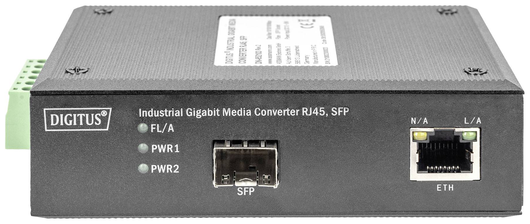 DIGITUS 10/100/1000 Base-TX auf 1000 Base-FX Industrie-Medienkonverter-2