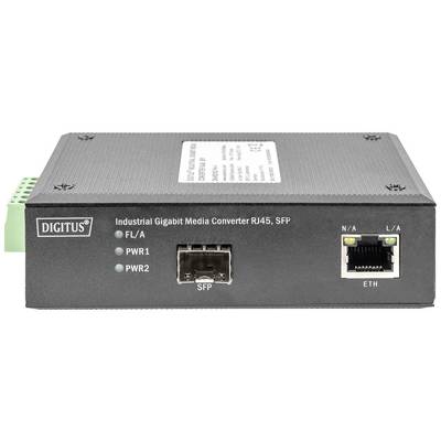 DIGITUS 10/100/1000 Base-TX auf 1000 Base-FX Industrie-Medienkonverter-2