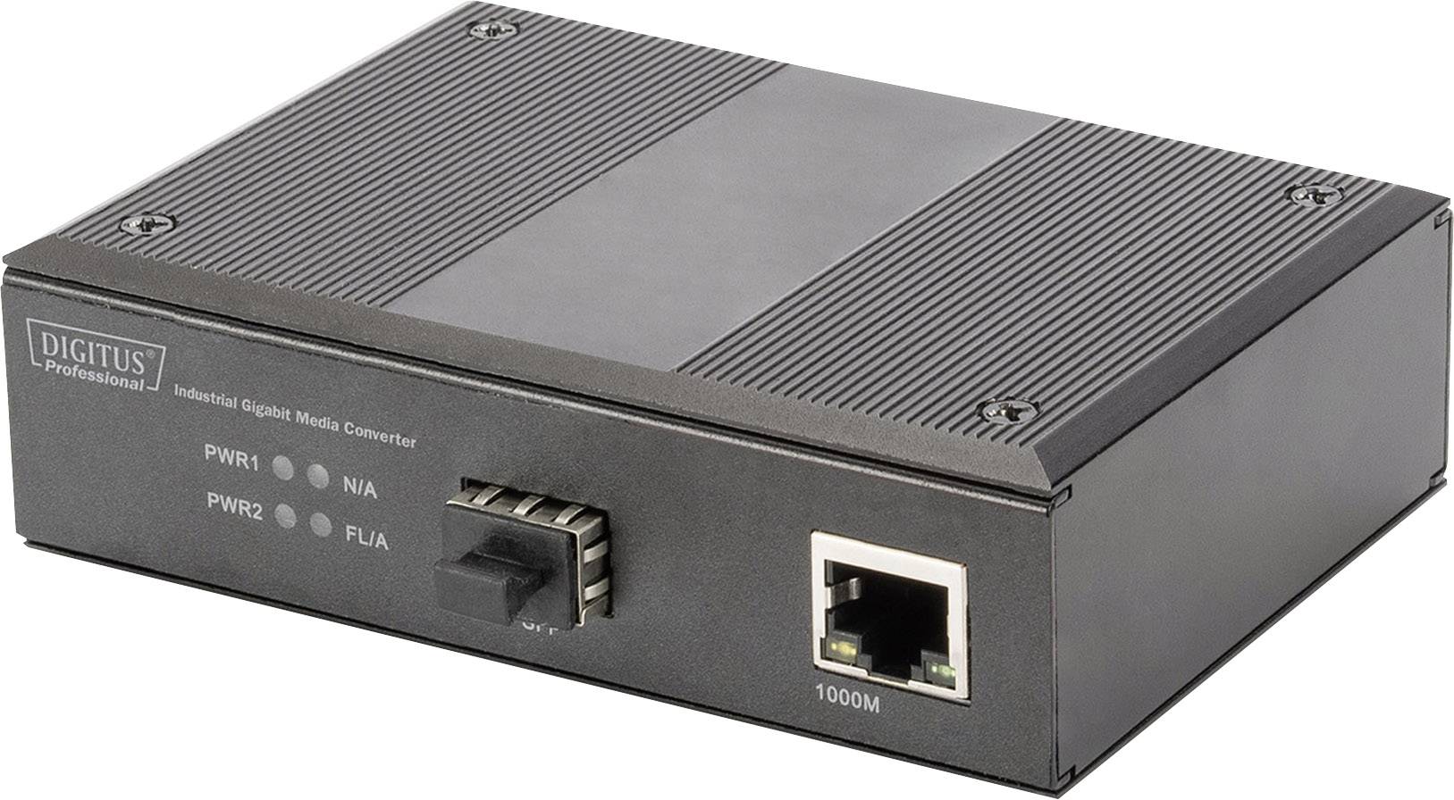 DIGITUS 10/100/1000 Base-TX auf 1000 Base-FX Industrie-Medienkonverter-5