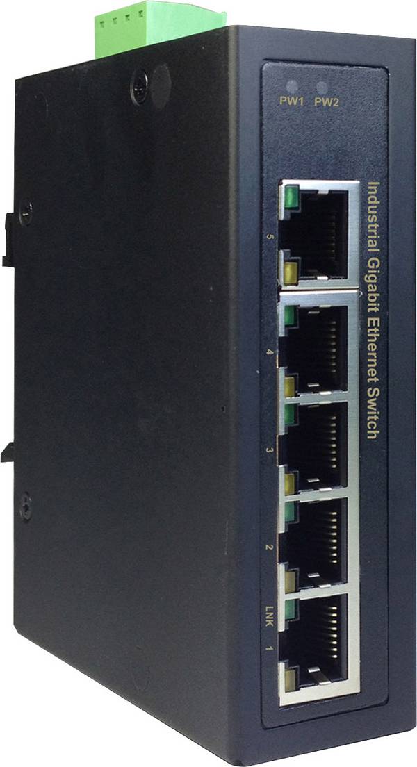 Digitus DN-651107 DN-651107 Industrial Ethernet Switch 5 Port 10 / 100 / 1000 MBit/s