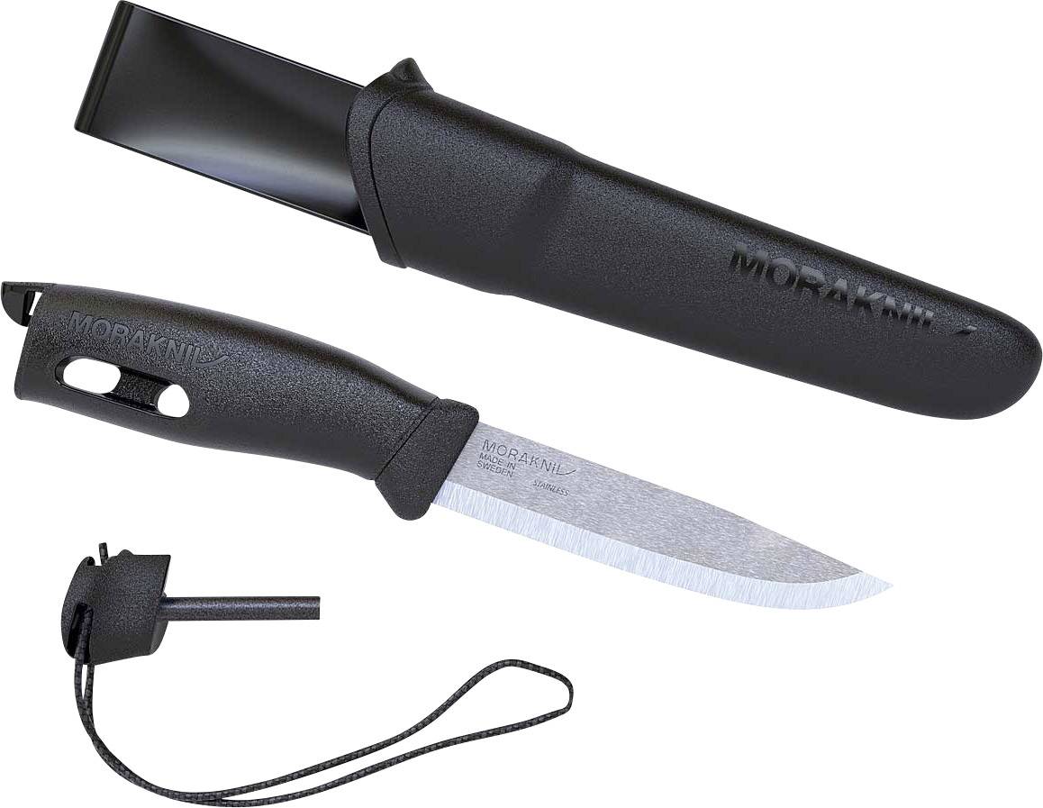 Morakniv Companion Spark, Camper/scout, Absetzpunkt, Edelstahl, Schwarz, 1 Werkzeug, 22,3 cm-0