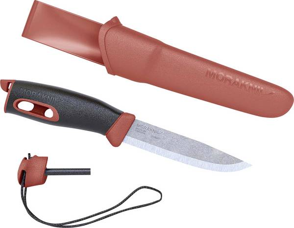 Morakniv Companion Spark - Camper/scout - Absetzpunkt - Edelstahl - Rot - 1