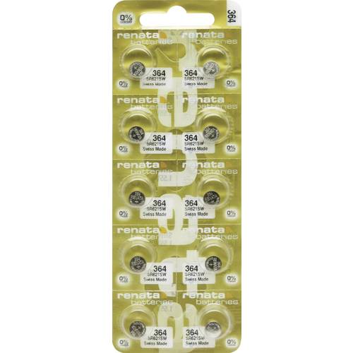 Renata Knopfzelle 364 10 St. 20 mAh