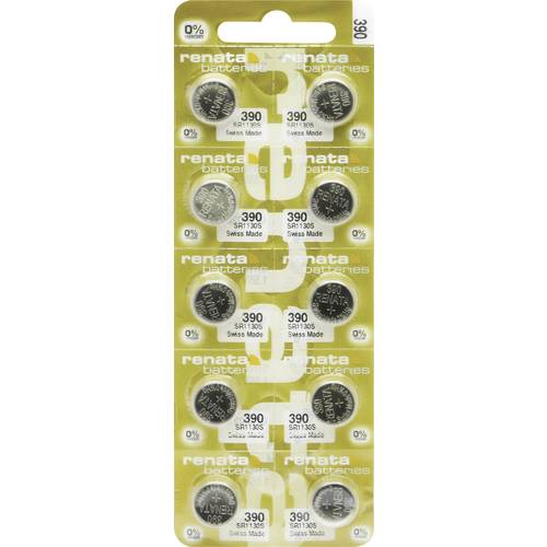 Renata Knopfzelle 390 10 St. 80 mAh