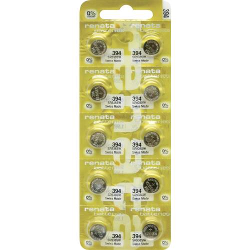 Renata Knopfzelle 394 10 St. 84 mAh
