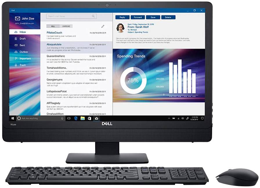 Dell Dell Wyse 5470 AllinOne Thin Client 60.5 cm (23.8 Zoll) Allin