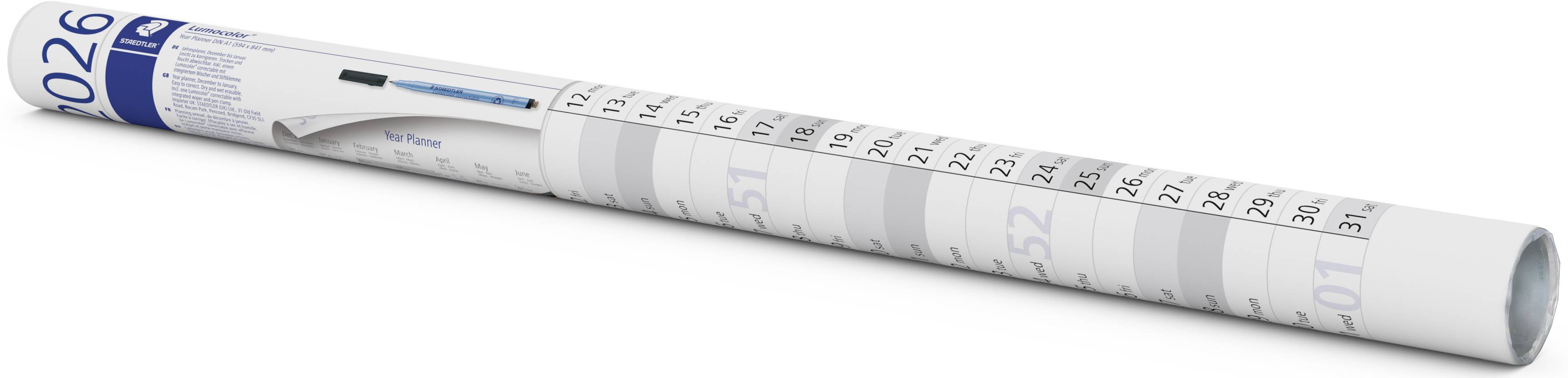 Staedtler Wandkalender 641 YP-1DE 641 YP-1DE 14 Monate/1 Seite 1 St.-2