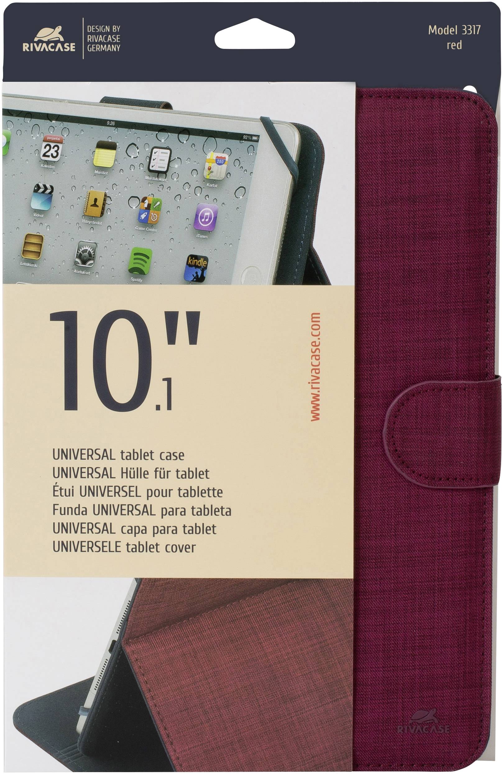 RIVACASE - Riva Case Biscayne 3317 Universal - Flip-Hülle für Tablet-9