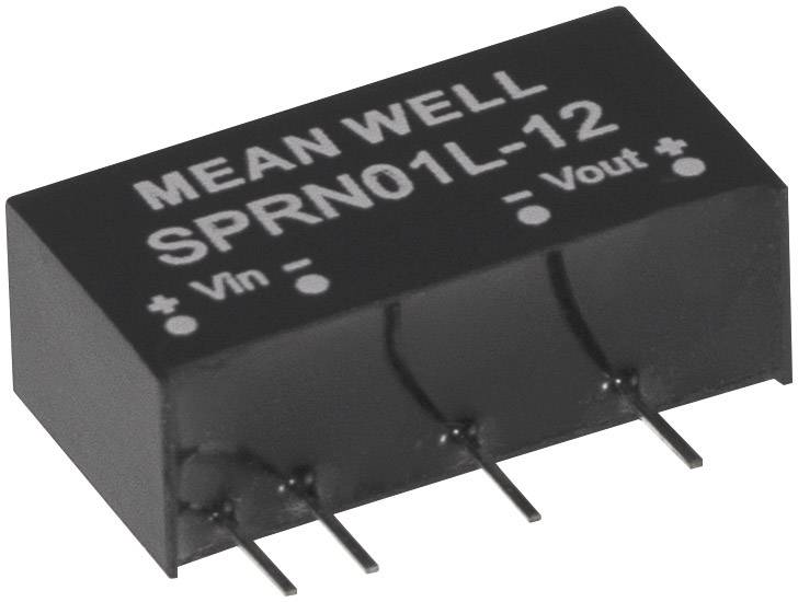 MEAN WELL SPRN01L-05 Convertitore DC/DC 200 mA 1 W Num. uscite: 1 x Contenuto 1 pz.