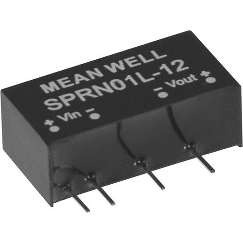 Thumbnail - MEAN WELL SPRN01O-12 DC/DC-Wandler 84 mA 1 W Anzahl Ausgänge: 1 x Inhalt 1 St.