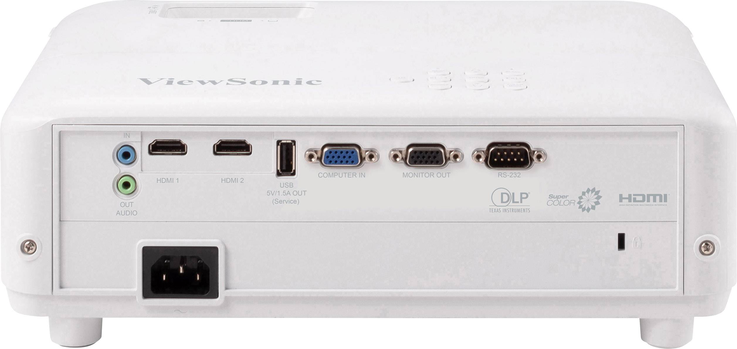 Viewsonic Beamer PX703HD DLP 3500 lm 1920 x 1080 Full HD 3D ready, USB Typ A-11