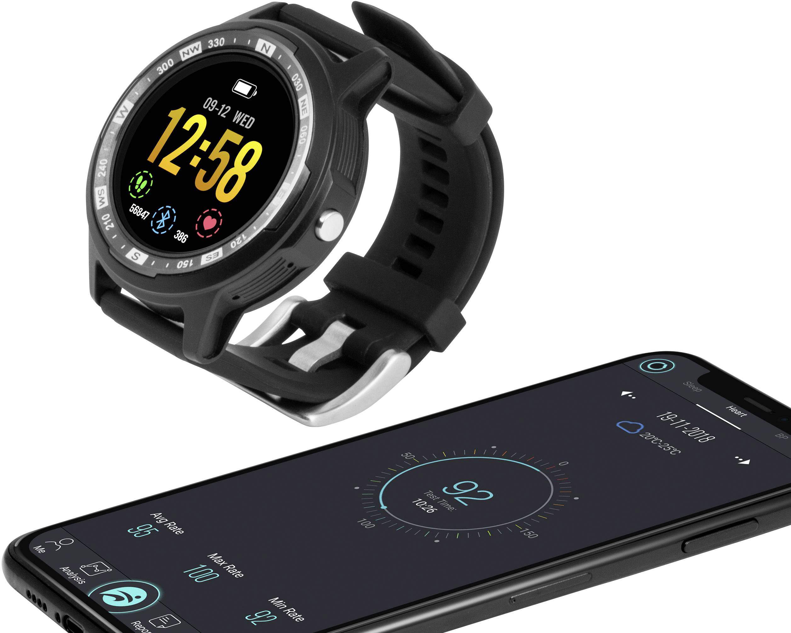 Technaxx TX-SW3HR - Intelligente Uhr - Anzeige 3.3 cm (1.3")-2
