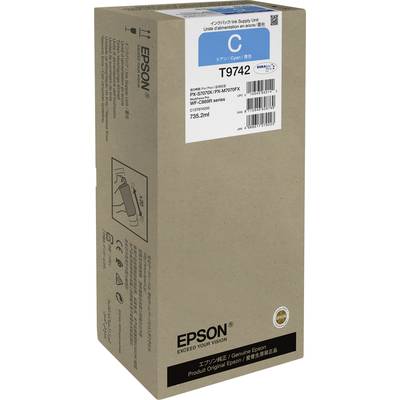Epson Tinte T9742 Original  Cyan C13T974200