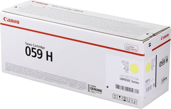 Canon Toner 059 H Original  Gelb 13500 Seiten 3624 C 001