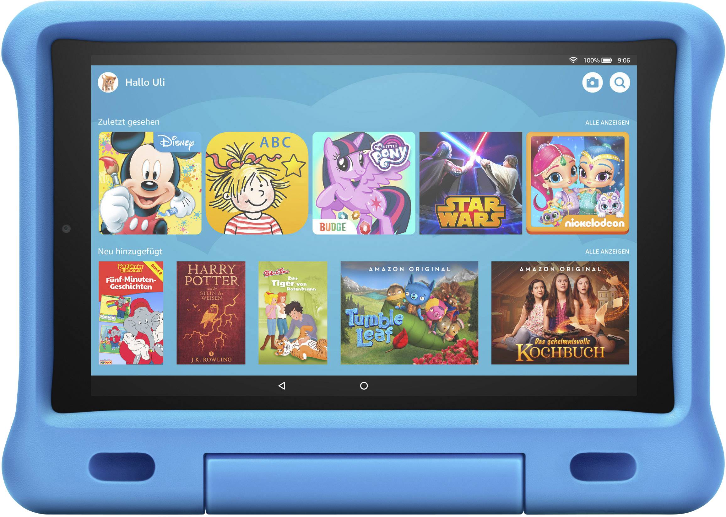 Fire Hd 10 Kids Edition Tablet 10 1 Zoll 1080p Full Hd Display 32 Gb Blaue Kindgerechte Hulle Amazon De Amazon Devices