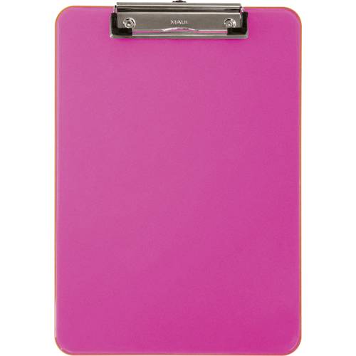 Maul Klemmbrett 2340621 Pink (transparent) (B x H x T) 226 x 318 x 15 mm