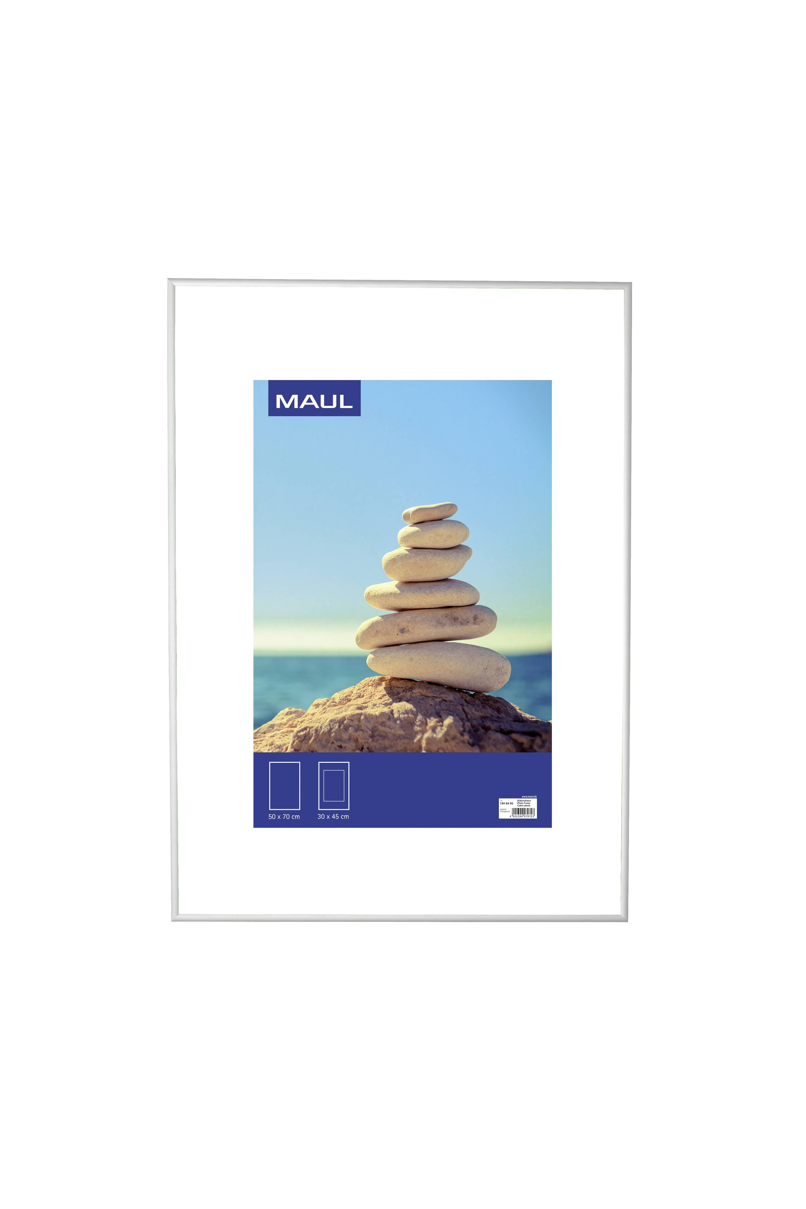 Maul 1946405 Bilder Wechselrahmen Papierformat: 50 x 70 cm (B x H) 50 cm x 70 cm Silber