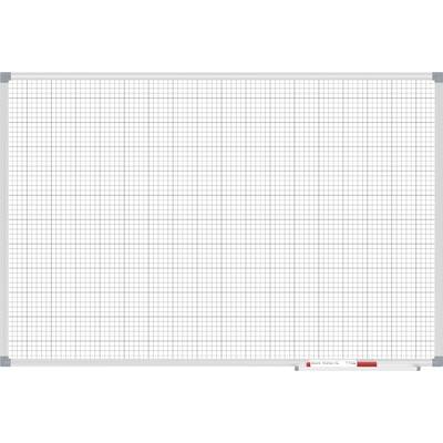 Whiteboard Maulstandard Raster 10x10mm 60x90cm