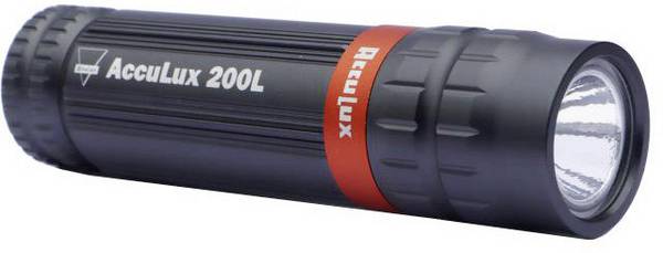 AccuLux 200L 414012 LED Taschenlampe batteriebetrieben 200 lm 124 g