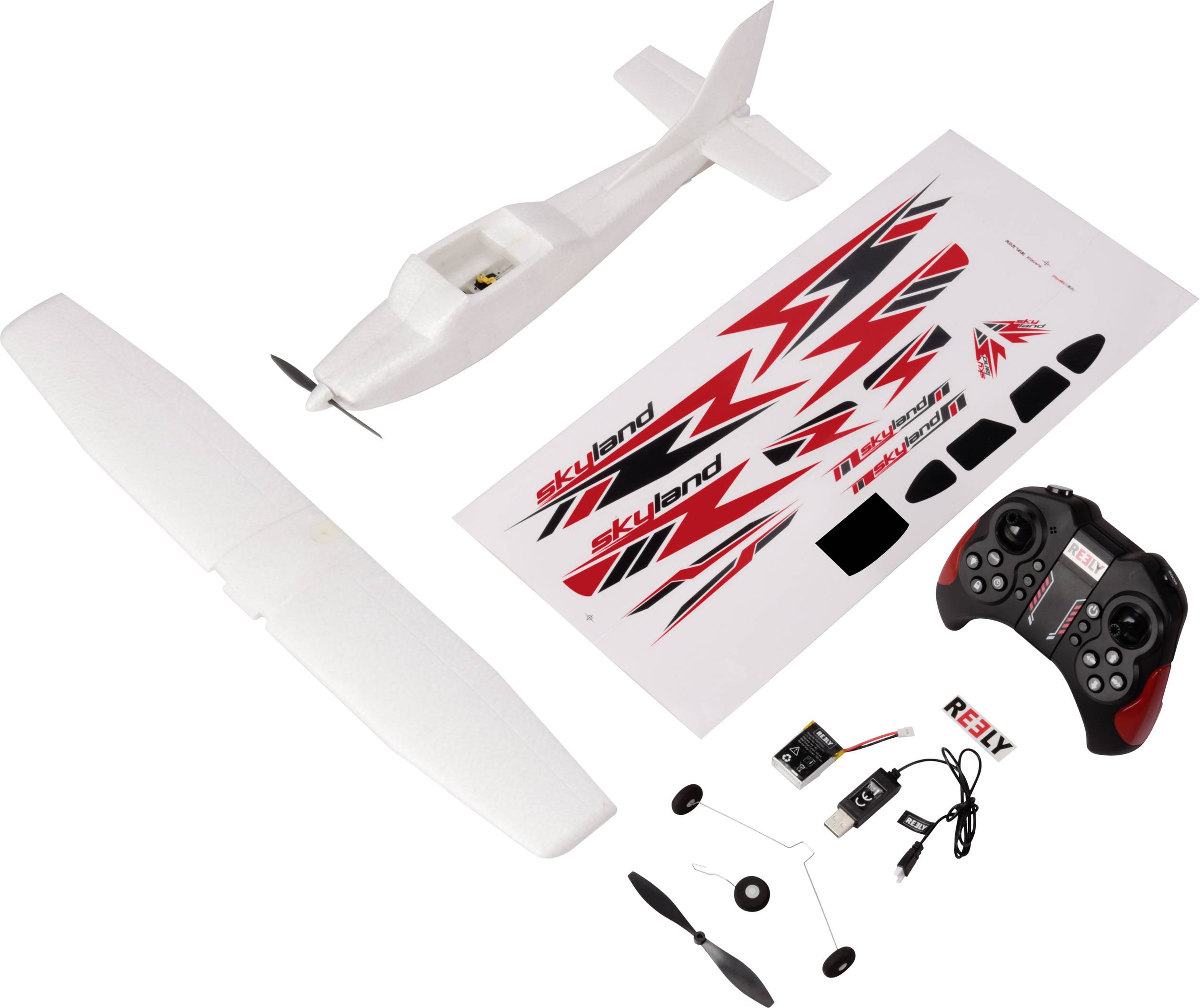 Reely RC Einsteiger Modellflugzeug RtF 520 mm-9